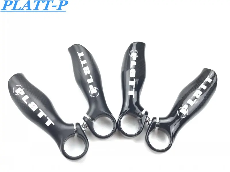 PLATTSC50 Ultralight Bike Bar Ends For 3 Carbon Fiber Mountain Bike Ergonomic Design The small