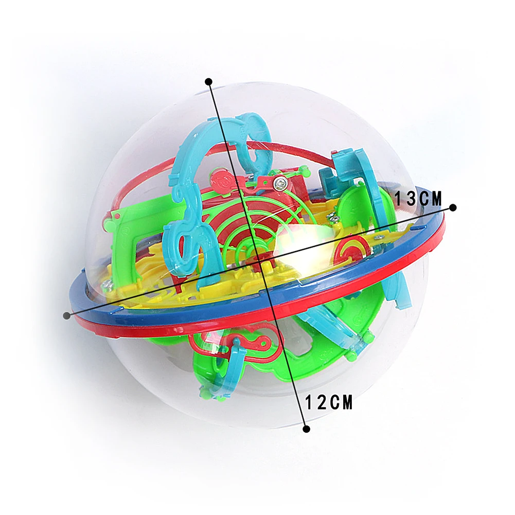 3D Magic Maze Ball 100 Levels Intellect Ball Rolling Ball Puzzle Game Brain Teaser Children Learning Educational Toys Orbit Game 3D Magic Maze Ball 100 Levels Intellect Ball Rolling Ball Puzzle Game Brain Teaser Children Learning Educational Toys Orbit Game