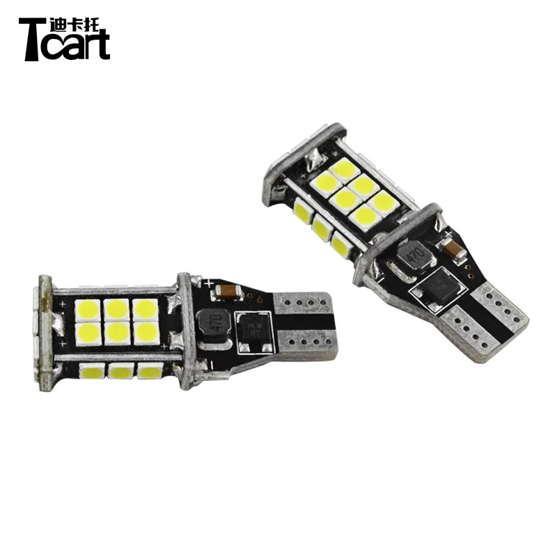 Tcart автомобиля T15 3030 24SMD светодиодный Фары заднего хода для Защитные чехлы для сидений, сшитые специально для Toyota Corolla e150 e160 e170 аксессуары 2008 2011