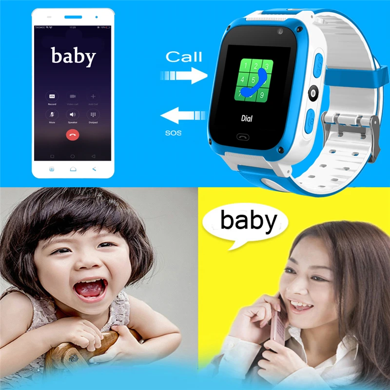 

BANGWEI Smart watch Anti Lost Baby Watch for Children SOS Call Location Finder Locator Tracker Support SIM card large capacity