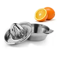 Нержавеющая сталь цитрусовый Лимон Апельсин соковыжималка Ручной пресс кухонный инструмент E2S