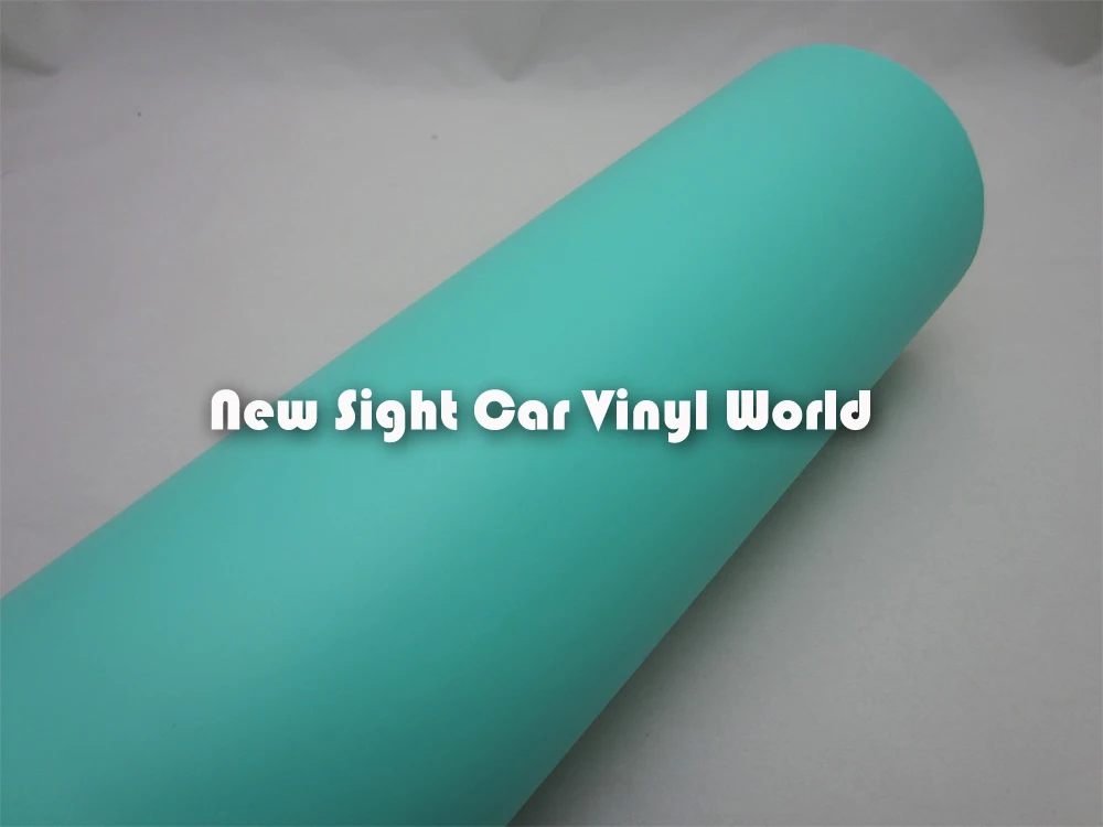 - High Quality Matte Robin Egg Blue Vinyl Matte Blue Film Air Free Blubble For Car Wrapping Size15230mRoll