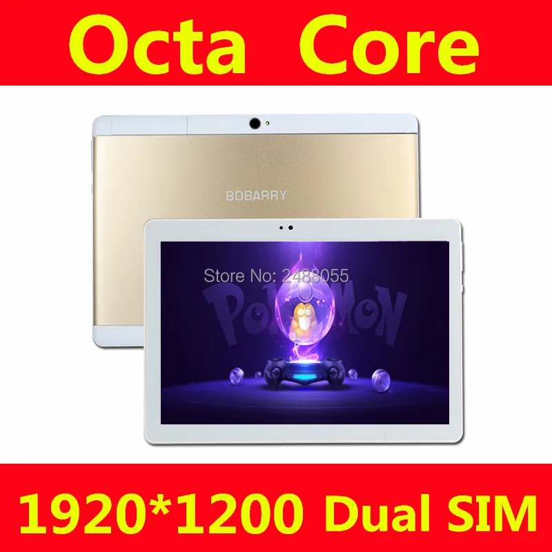 2017 New Tablets Android 6.0 Octa Core 64GB ROM Dual Camera and Dual SIM Tablet PC Support OTG WIFI GPS 3G4G LTE bluetooth phone