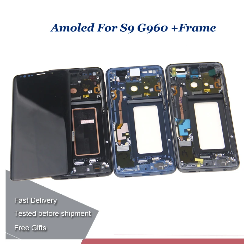 

Super Amoled 6.3'' Replacement LCD for SAMSUNG GALAXY Note 8 Note8 N9500 Display Touch Screen Digitizer Assembly+Frame