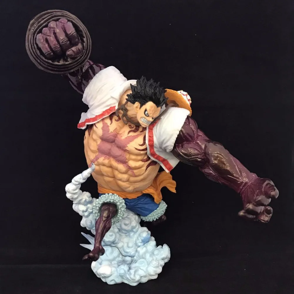 

HKXZM Anime 24CM One Piece Monkey D Luffy Statue PVC Figure Collectible Model Toys Gift