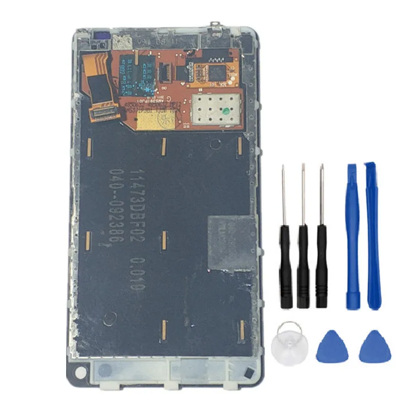 

Tested High Quality LCD Display For NOKIA N9 Touch Screen Glass Panel Digitizer Assembly Repair parts+Frame+Tools