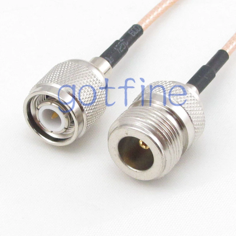 

15CM Pigtail coaxial jumper cable RG316 extension cord 6inch TNC male plug to N female jack RF adapter connector