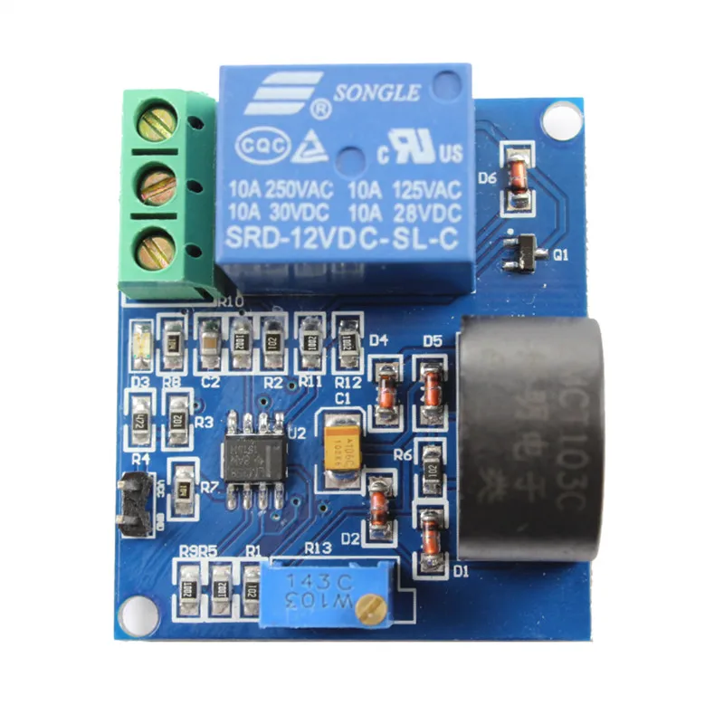5A overcurrent protection sensor module AC current detection sensor 05V,12V,24V relay 5A overcurrent protection sensor module AC current detection sensor 05V,12V,24V relay