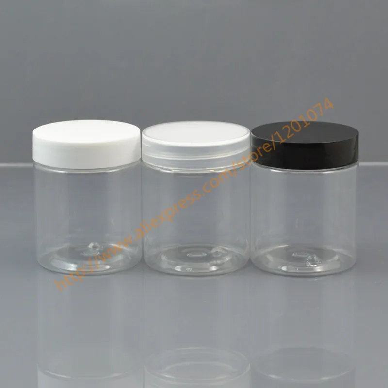 80ml Empty Container For Styling Gel Hair Wax 80g Cream Jar PET Packaging.80g Clear With Black/Clear/White PP Lid | Красота и