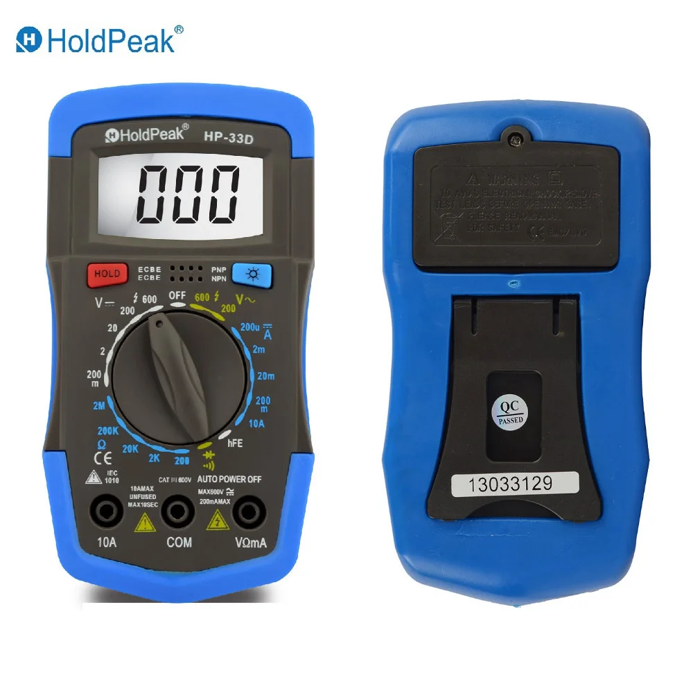 Buy Mini Multimeter Multimetro HoldPeak HP 33D Digital