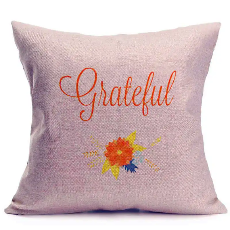  Happy christmas Soft Linen Pillow Case Cushion Cover Home Decor  pillow cover 45x45cm bed sofa decorative velvet #3o12#f (4)