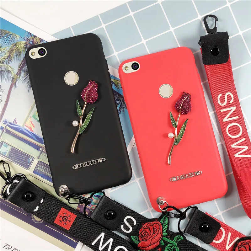 

Soft Silicon Case For Huawei P8 Lite 2017 Back Cover Matte For Huawei P9 Lite GR3 2017 on Honor 8 Lite Flower Cases Nova lite