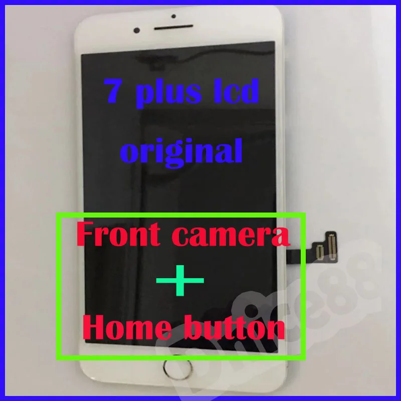 

This is for iphone 7 plus lcd,it is not only original screen but also brings front camera and home button,good quality display.