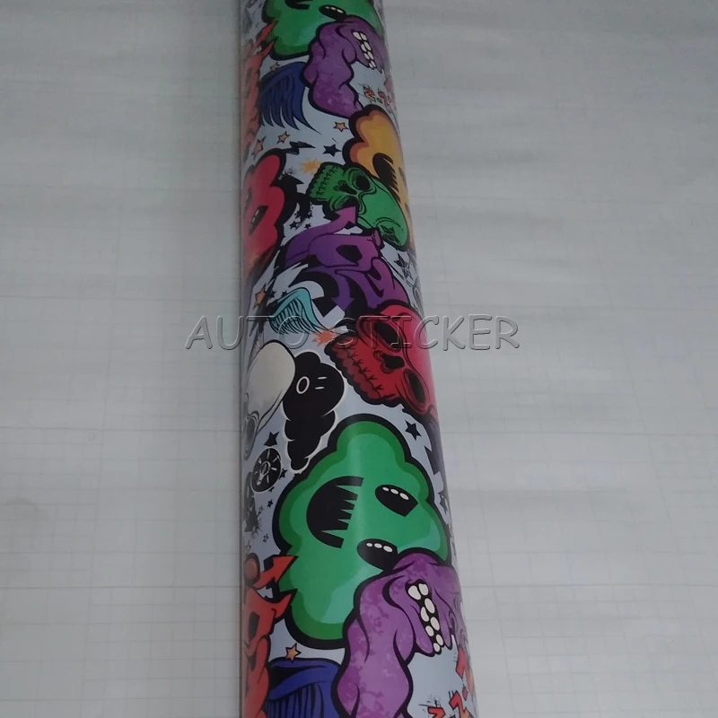 Skull cartoon sticker bomb 11