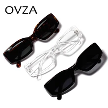 OVZA, Модные прямоугольные солнцезащитные очки, мужские, брендовые, женские, солнцезащитные очки, Ретро стиль, солнцезащитные очки, женские, черные, gafas de sol hombre S1030