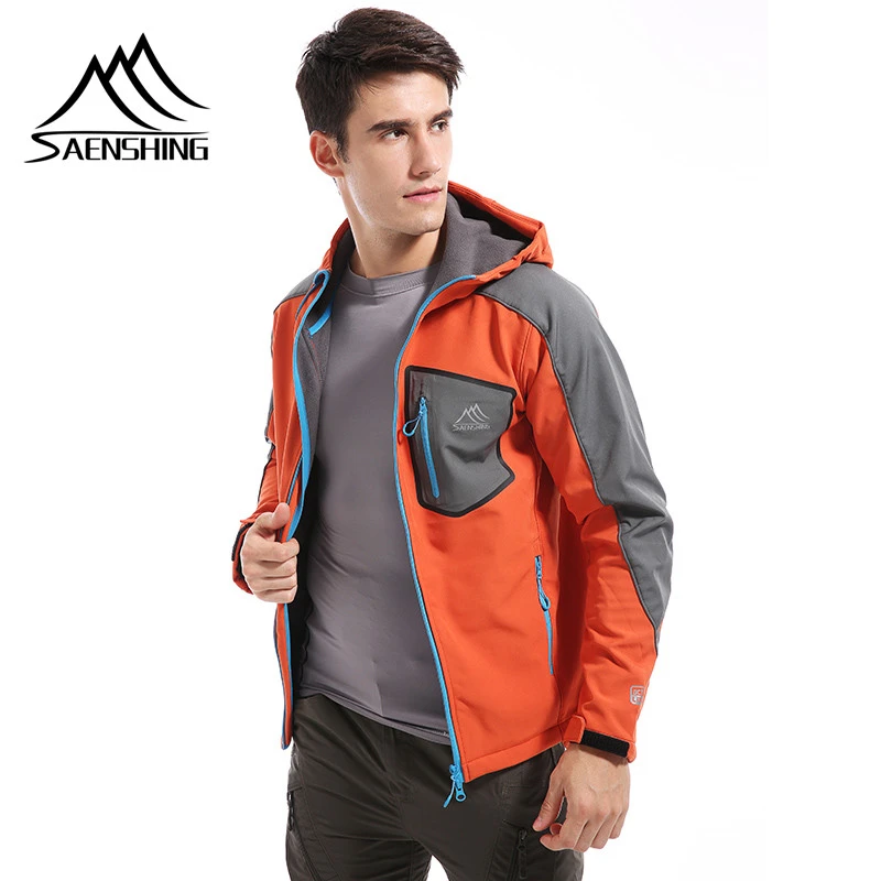 Afirmar siesta Hacer SAENSHING chaqueta impermeable softshell hombres senderismo Fleece  chubasquero de pesca al aire libre Camping Trekking Chaqueta con funda  suave|Chaquetas de senderismo| - AliExpress