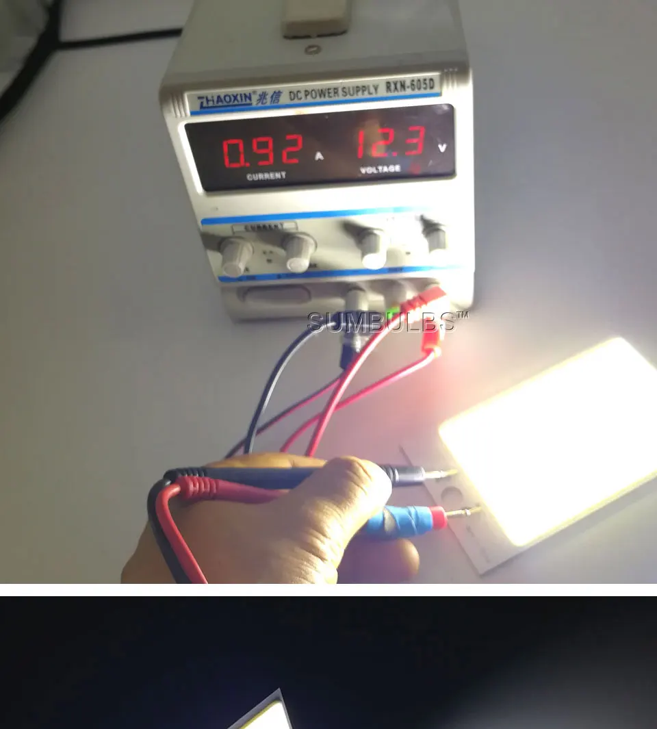 Диммируемый 120*65 мм флип-чип COB светодиодный светильник источник 30 Вт лампа с RF контроллером 12 В DC для DIY авто светильник s Рабочая лампа