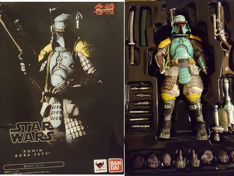 Ceny Gwiezdne wojny samuraj Taisho Boba darth maul Vader Ashigaru Taikoyaku Akazonae Teppo Ahigaru Yumiashigaru Koutetsu figurka zabawka