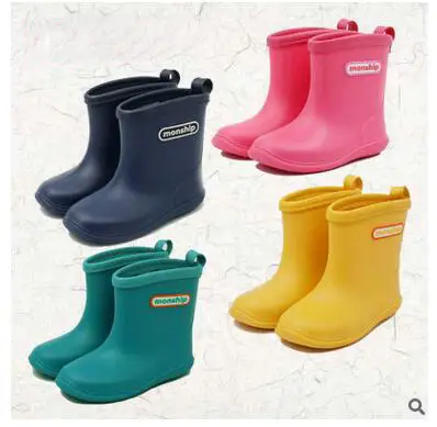 

Free shipping Baby boots 2019 Boys shoes Children shoes winter Girls fashion rain boots Baby rubber boots boys shoes girls boots