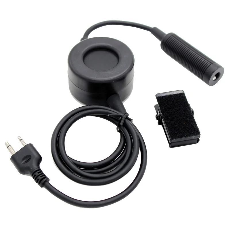 XQF водонепроницаемый PTT кабель для Z Tactical ComtacII H50 MSA SORDIN H60 HD01 HD03 наушник ICOM IC-F21 IC-F10