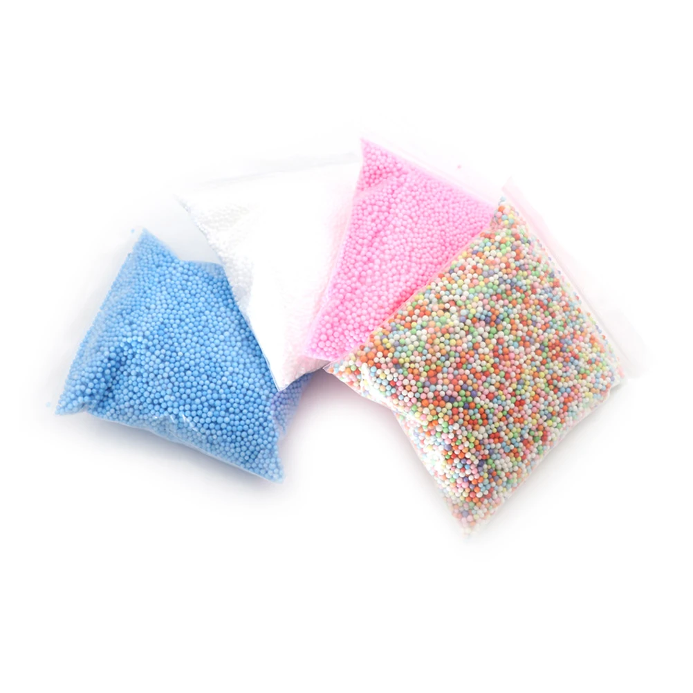 

For DIY Snow Mud Particles Accessories 2.5-3.5mm Slime Balls Small Tiny Foam Beads For Floam Filler