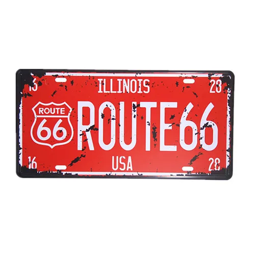 Buy DL Retro coffee License plate sign personality