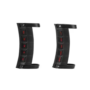 

2pcs Luminous Wireless Steering Wheel Controllers for Car DVD Navigation