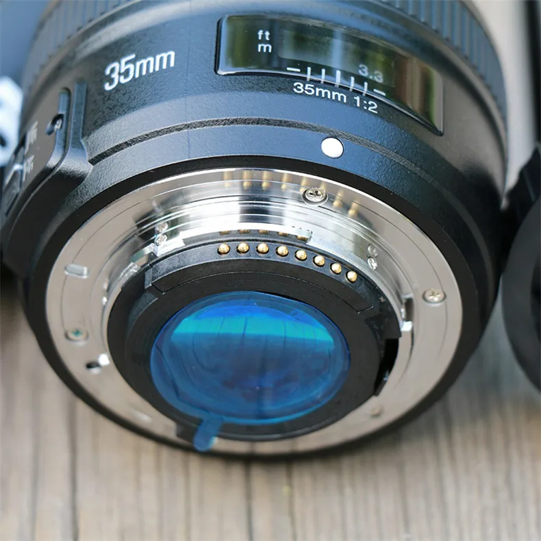 Объектив камеры YONGNUO 35 мм F2 F2N для объективов Nikon YN35MM AF MF широкоугольный объектив для Nikon DSLR camera s