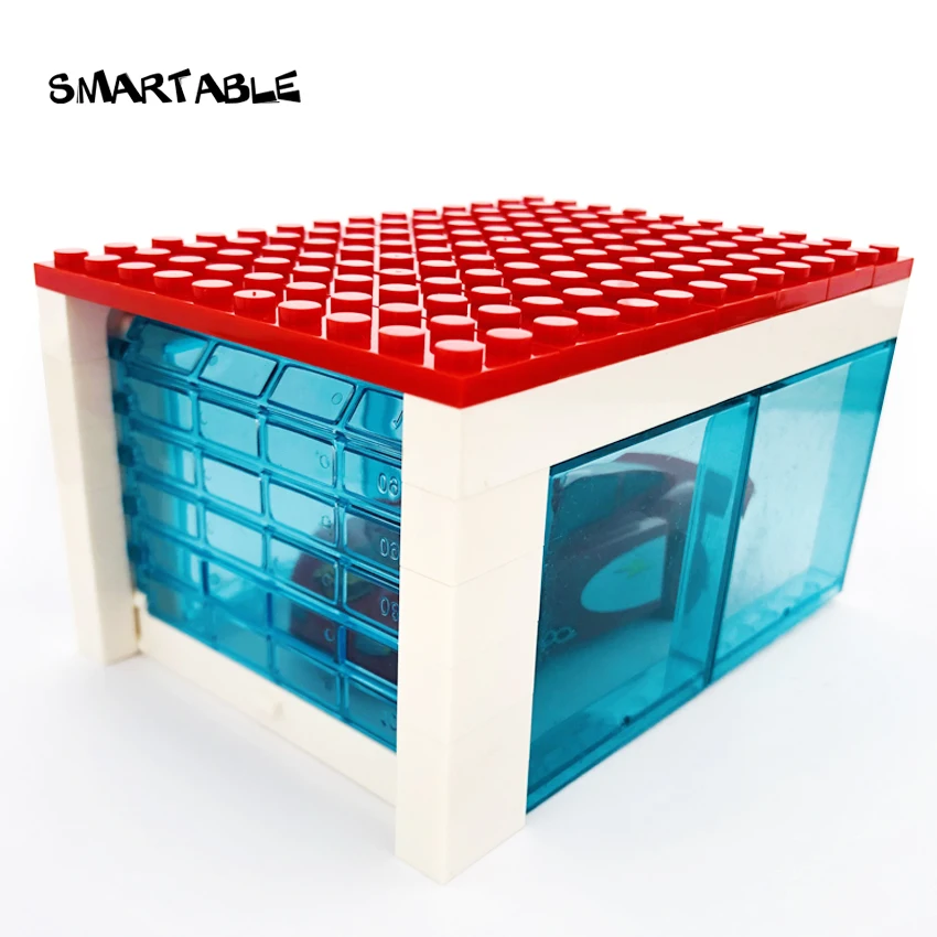 Smartable гараж с вращающейся дверью строительные блоки MOC игрушки для детей сделай