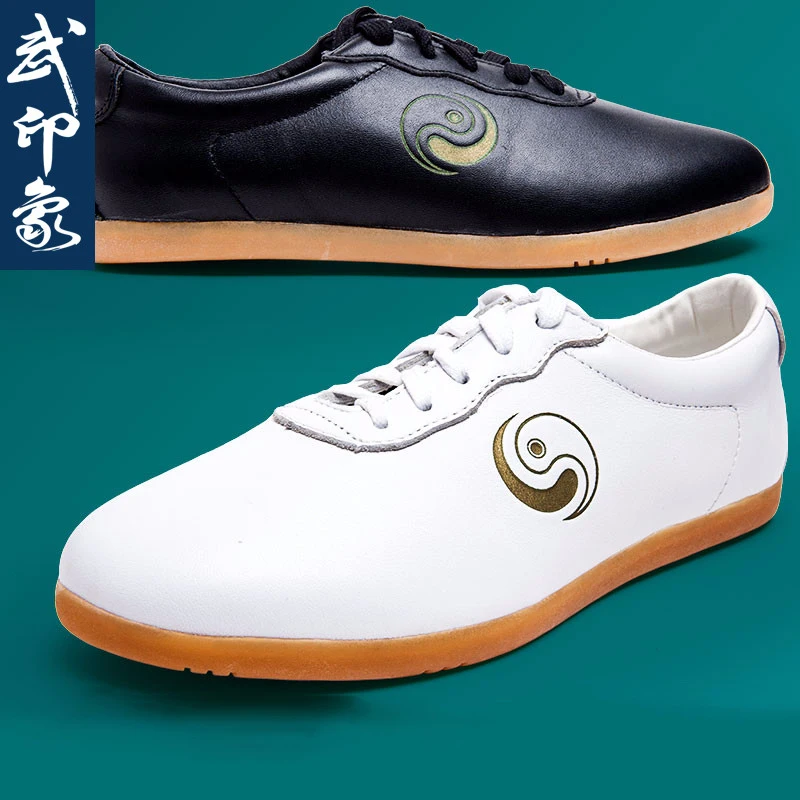 Tai Chi Shoe Genuine leather Ox Tendon Bottom Taiji Kungfu