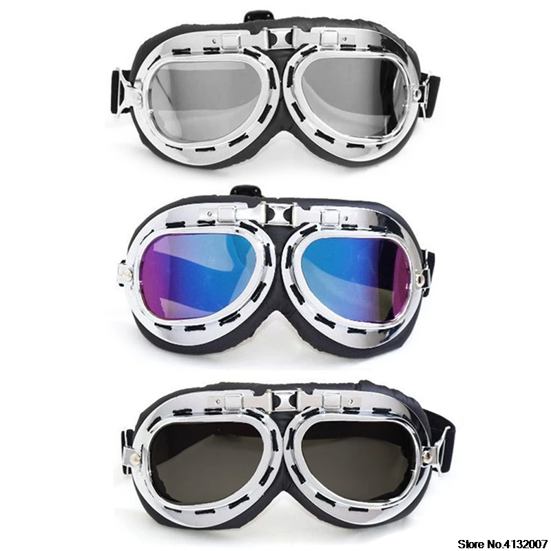 

Retro Vintage Bike Motorcycle Cycling Goggles Eyewear Glasses New 828 Promotion