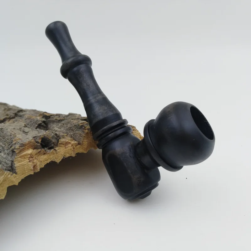

Solid Wood Pipe Full Wood Vintage Cigarette Holder Manual Tobacco Pipe