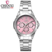 CHENXI Women’s Fashion Steel Watches Womens Simple style Females Quartz-watch Ladies Luxurious Brands Wristwatch Relojes Mujer
