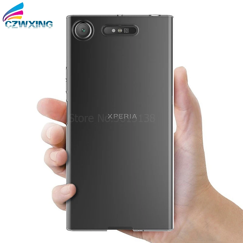Прозрачный чехол для sony Xperia XZ1 Мягкая силиконовая задняя крышка телефона G8342 G8341 5 2