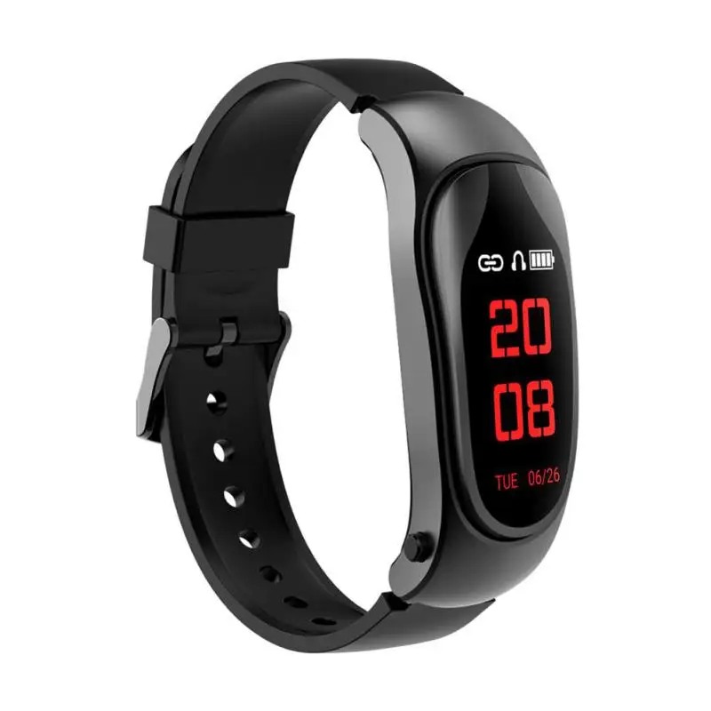 

KR04 Sports Smart Bracelet Separate Bluetooth Color Screen Heart Rate Monitor Waterproof Smart Wristband for IOS Xiaomi Band