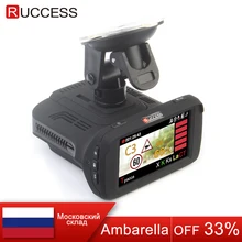 Ambarella A7LA50 3 In 1 GPS Car DVR Car Camera Anti Radar Car-Detector Dash Cam Video Recorder 1296p Speedcam HD 1080p Strelka kommander car dvrs gps camera 2 in 1 ldws ambarella a7la50 speed cam full hd 1296p video recorder 3 night vision dash cam
