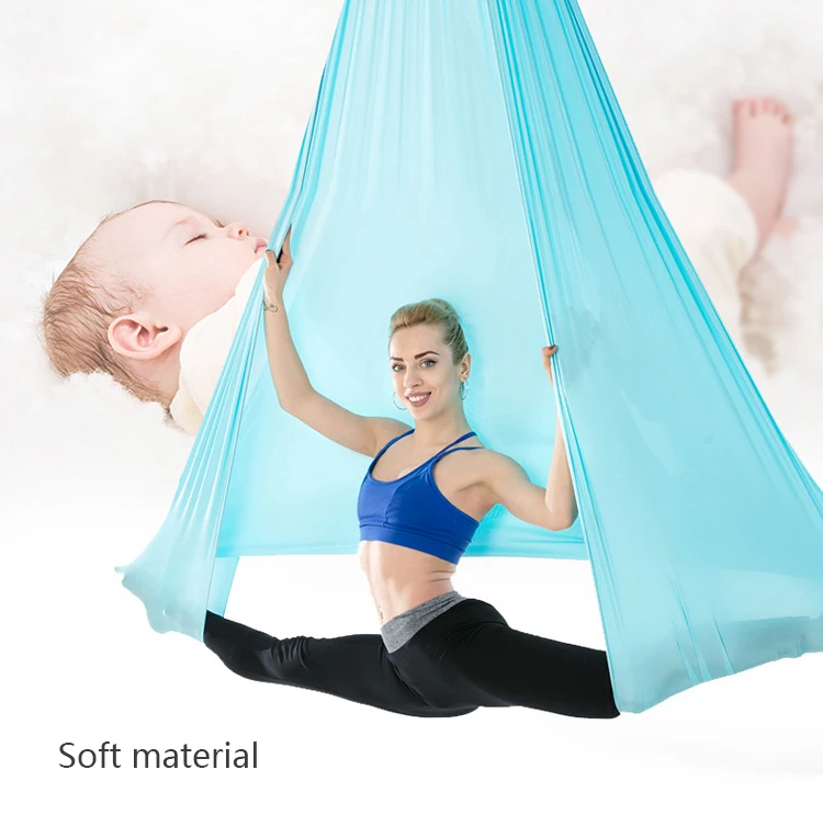New Multifunction Anti-gravity Yoga Belts Aerial Yoga Hammock Swing Body Building Gym Equipment for Home Resistance 16 Colors