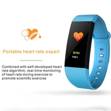 Цвет Дисплей Ip68 крови Давление Смарт Фитнес трекер Смарт-браслет пульсометр смарт-браслет для iphone 6 7