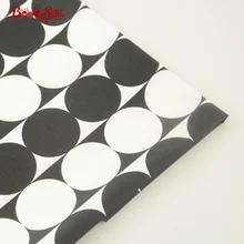 Booksew Home Textile Roundness Patterns Cotton Twill Fabric Soft Cloth Quilting Tecido For Baby Beding Dolls Patchwork Craft