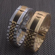20 мм нержавеющая сталь Замена юбилейные часы браслет Сделано для Datejust