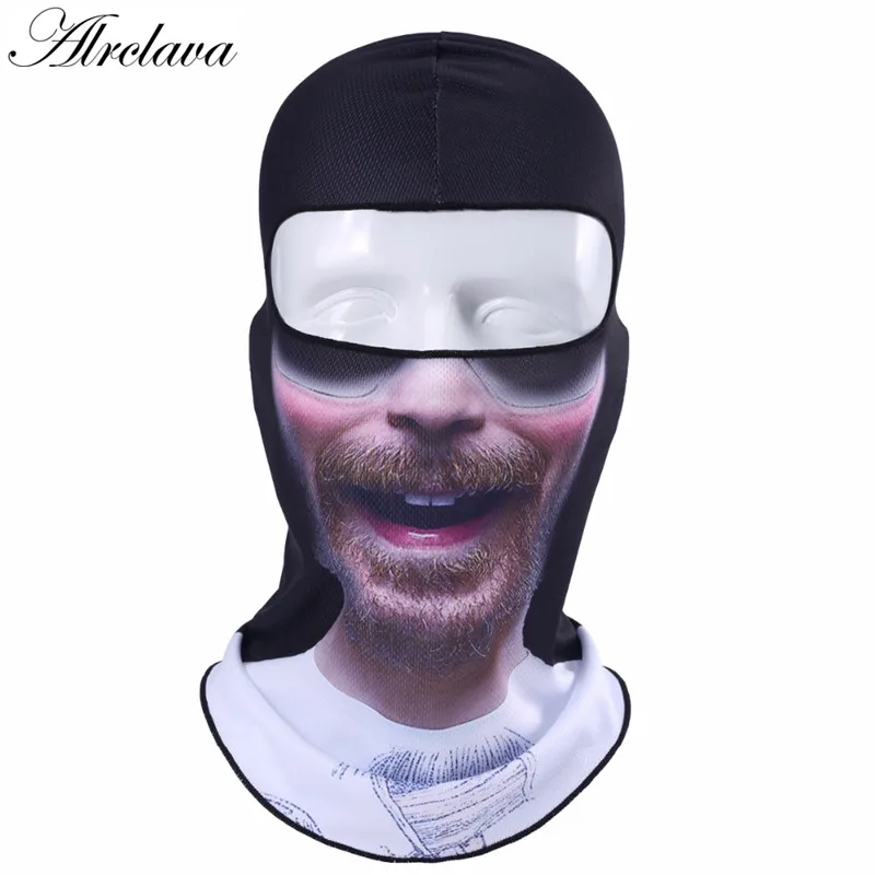 

3D Printing Skull Balaclava Motorcycle Face Mask Windproof Breathable Biker Racing Cap Helmet Face Shield Hood