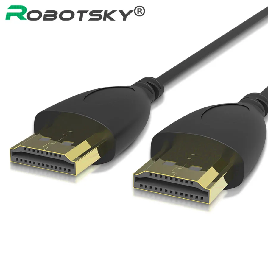 Robotsky HDMI To HDMI Adapter Cable Male to Male HDMI Extension Cable