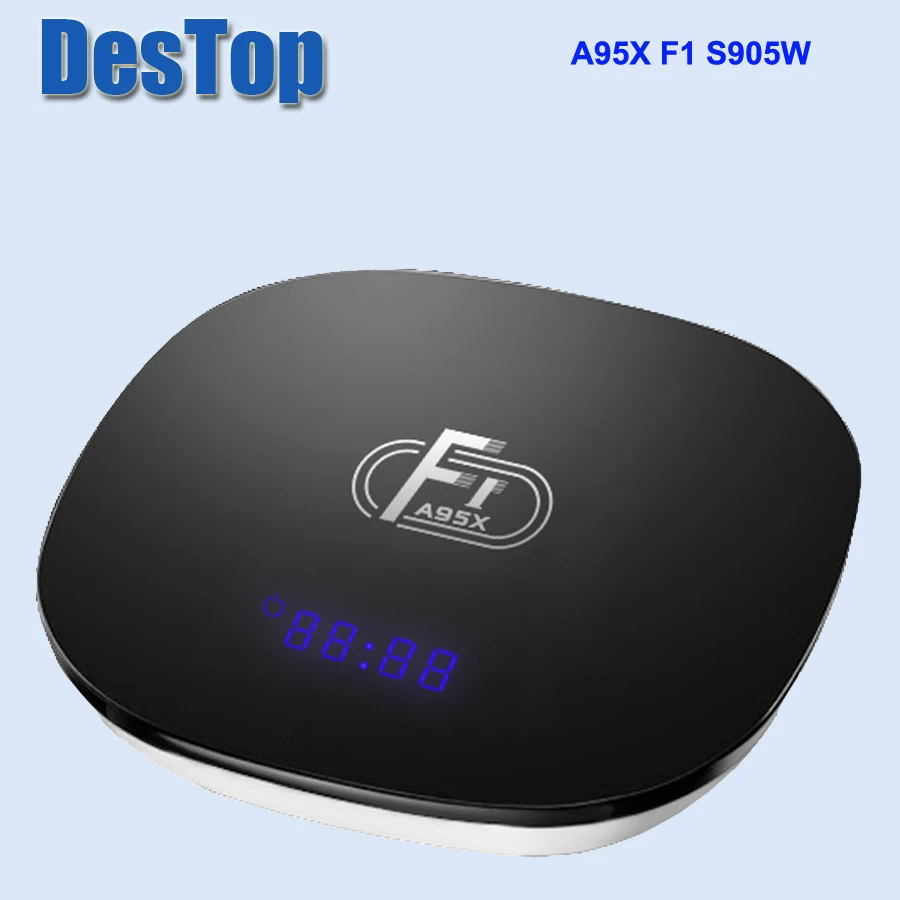 2 шт./партия A95X F1 Android 8,1 Smart tv BOX 2 Гб ram 16 Гб rom Amlogic S905W 2,4G wifi 100 Мбит/с/4 K H.265 медиаплеер