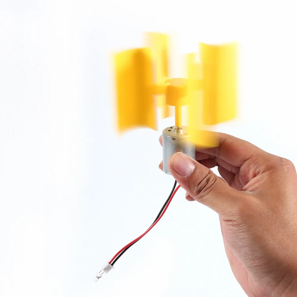 

G020 DIY Mini Wind Generator Vertical Electricity Small Motor Wind Energy Generator Breeze Power Generation Tools For DIY Hobby