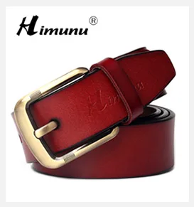Himunu мода коровьей мужчины качество роскошный дизайнерский ремни для мужчин металлической пряжки марка ремень парня подростка пояса ZJ04