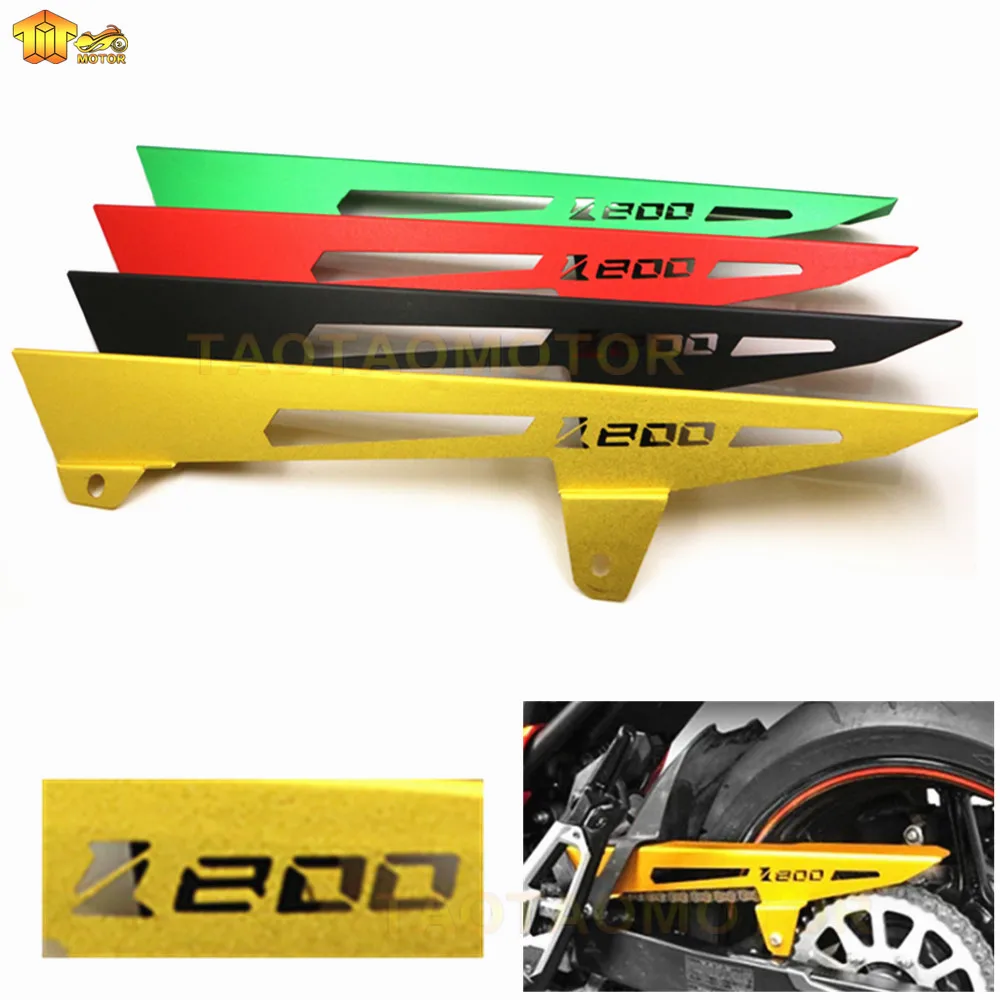 

CK CATTLE KING Motorcycle CNC Aluminum Chain Protector Guard Cover Decoration For Kawasak Z800 Z800R ZR800A Z800E 2013-2016