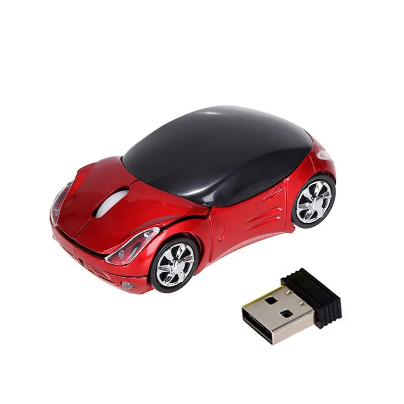 

Car Shape Optical Wireless Gaming Mouse Sem Fio 2.4GHz Portable Mini USB Scroll Mice for Tablet Laptop Computer High Quality