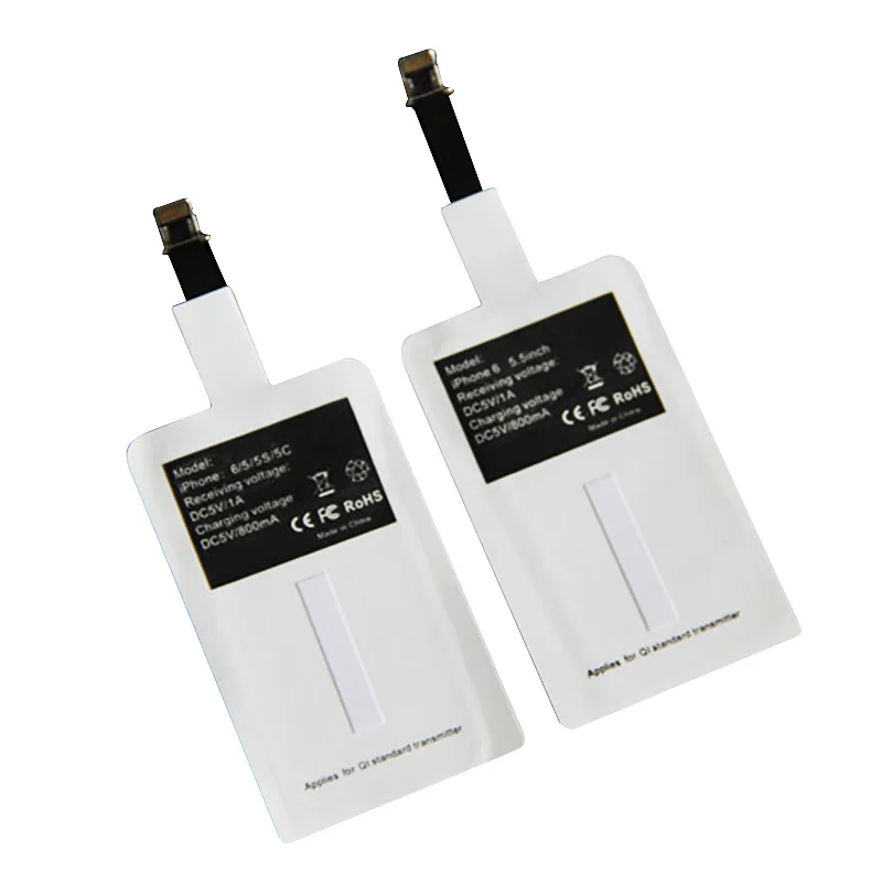  Hot Sale Qi Wireless Charging Sticker Adapter Receiver For iPhone 6s Plus 6 5s 5 SE VCR82 P0.4 