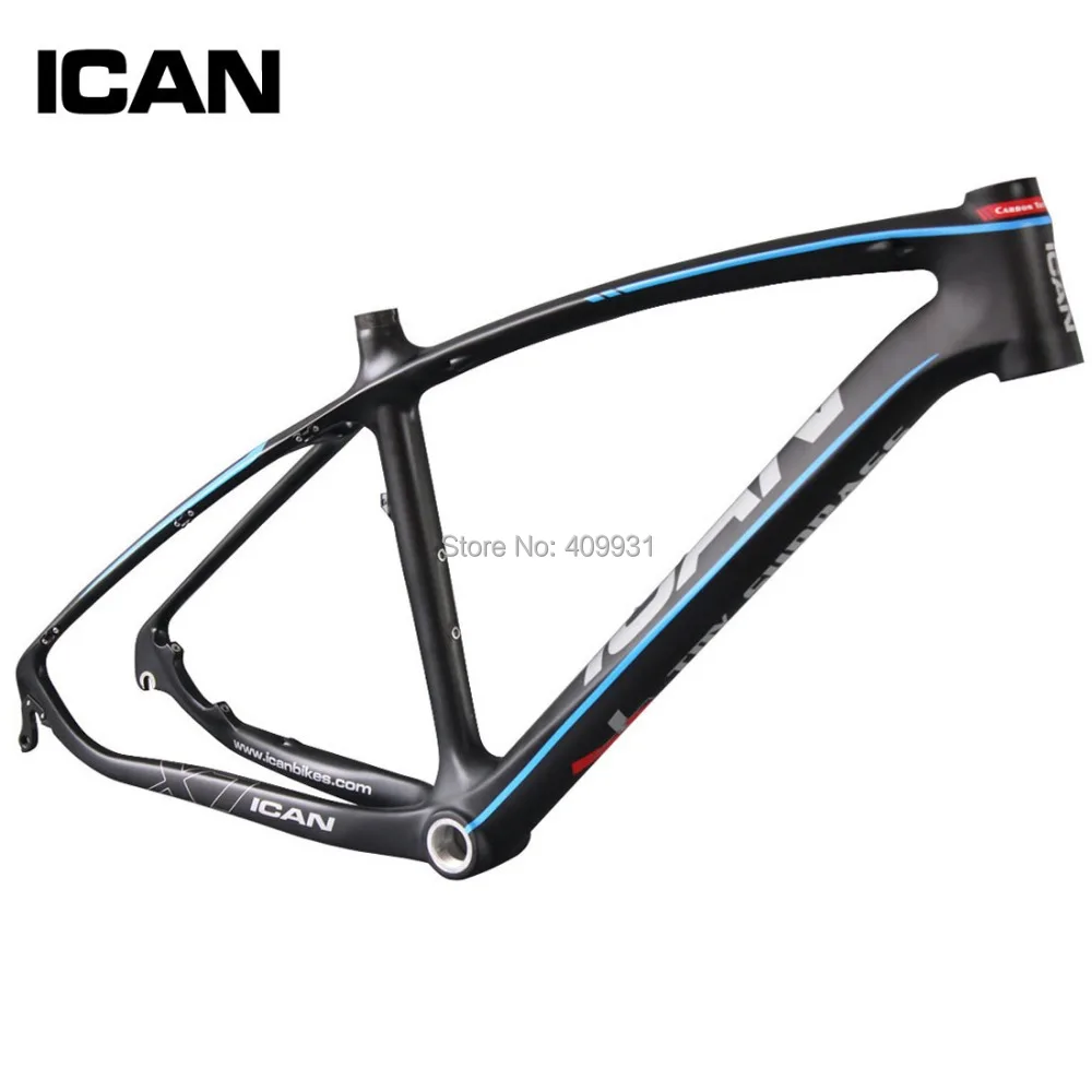 26er mtb ican carbon bike frame super light carbon fiber bicycle frame custom logo mountain bike frame XT260