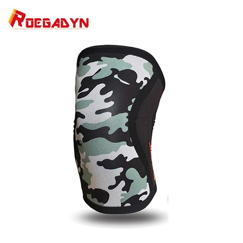 

One pair 5mm Camouflage Gym Powerlifting Athletics Neoprene Knee Compression Sleeve for Squat,Weight Lifting Knee Support Brace